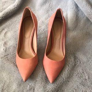 ALDO Peachy-Pink Suede Cassedy